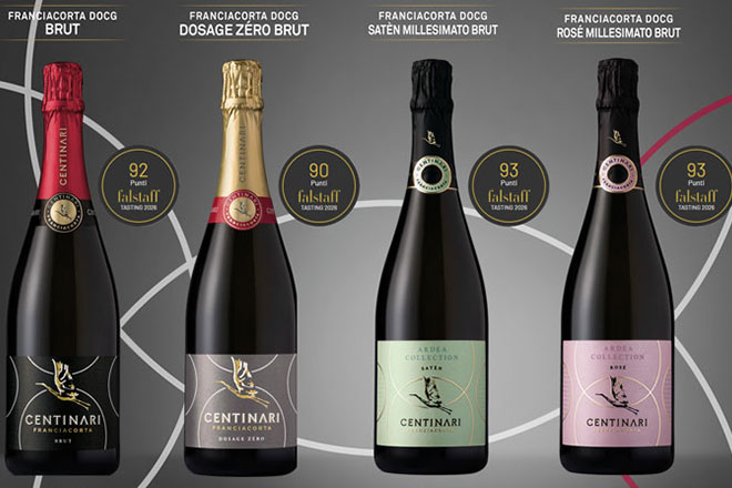Centinari z kolejnymi wyróżnieniami. Wysokie oceny The WineHunter i Falstaff